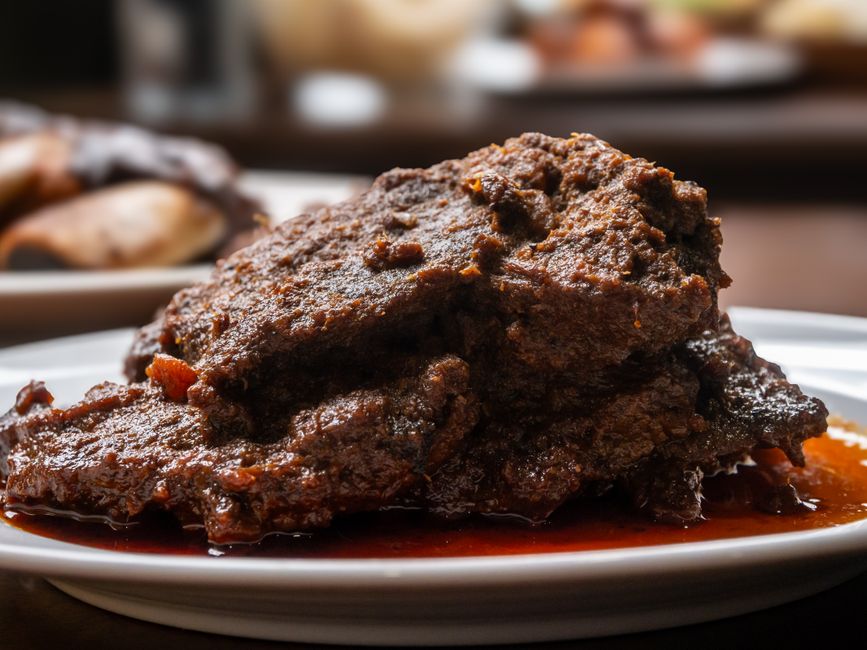Traditional Sumatran Beef Rendang