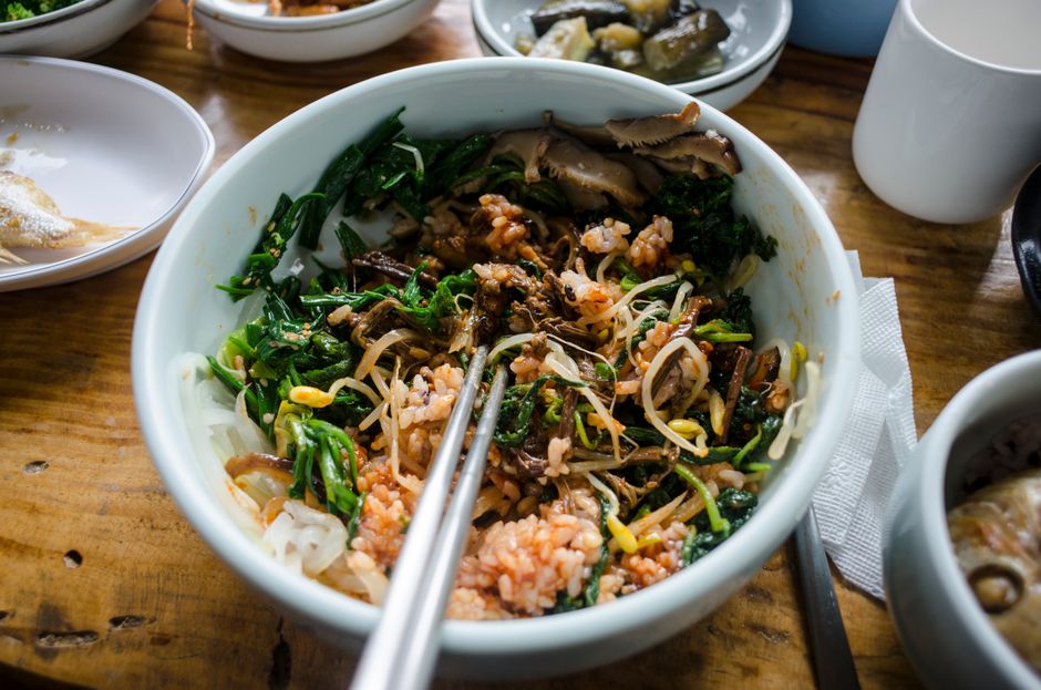 Korean Beef Bibimbap Rice Bowl