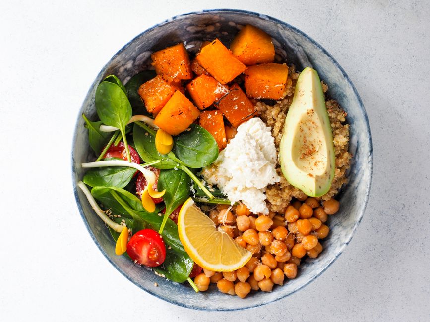 Buddha Bowl Patate Douce Tahini (Authentic)