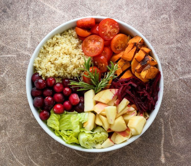 Quinoa & Roasted Veggie Buddha Bowl