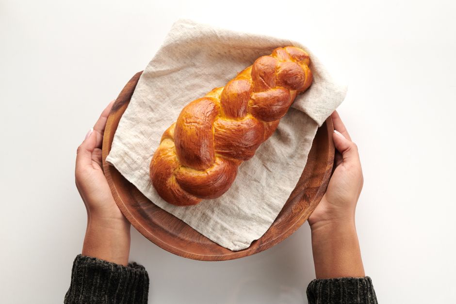 Traditional Jewish Challah Bread