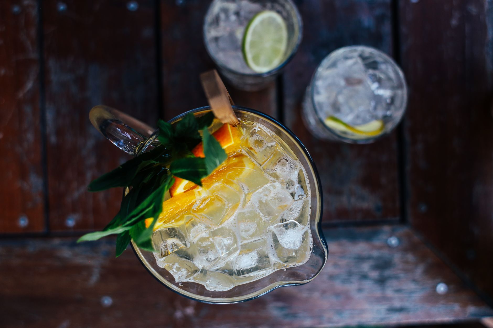 Refreshing Homemade Mint Lemonade Cooler