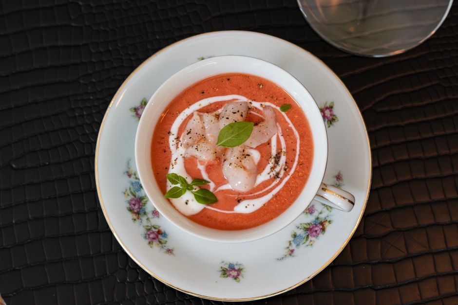 Traditional Spanish Cold Gazpacho Soup