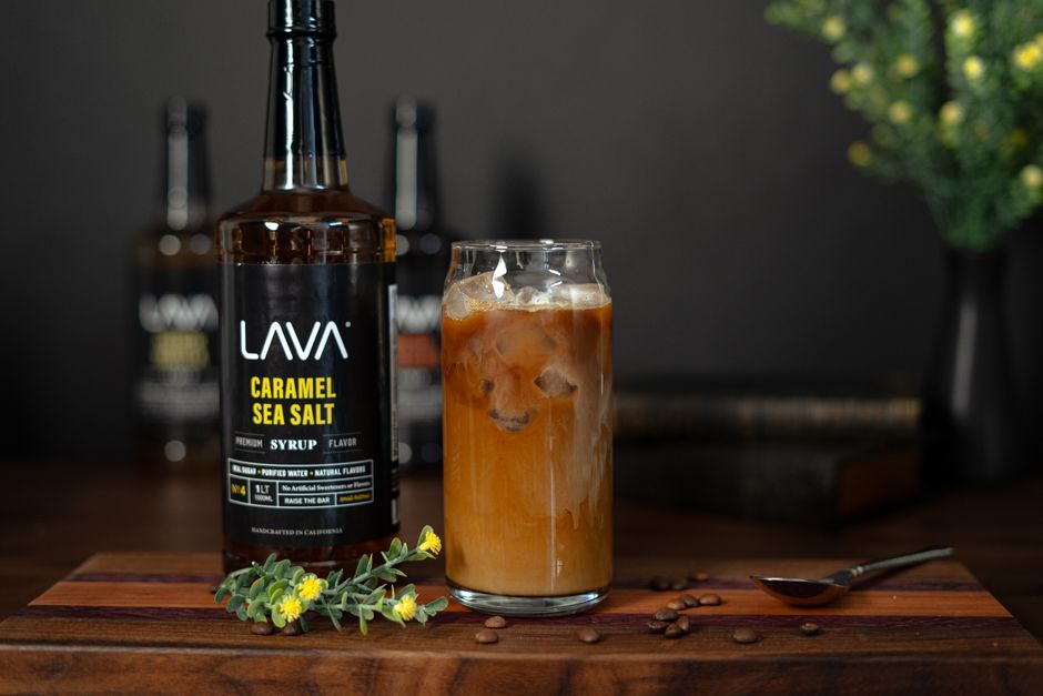 Salted Caramel Iced Coffee