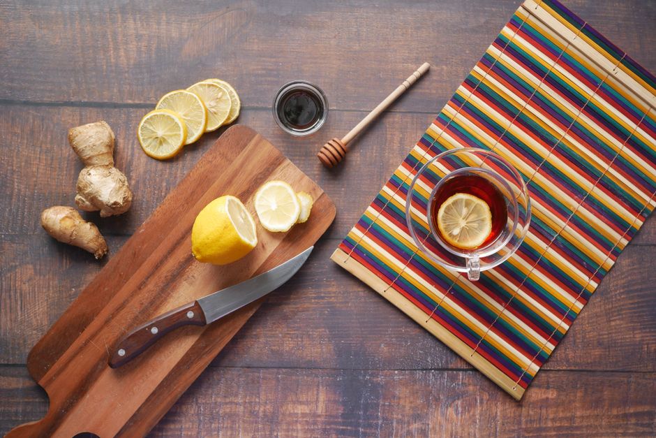 Fresh Ginger Lemon & Honey Immunity Tea