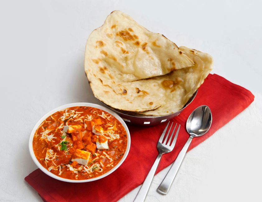 Indian Cheese Naan Bread