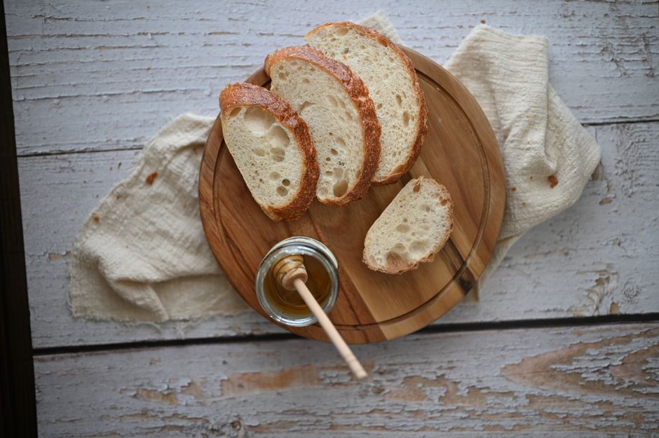 Traditional French Country Bread