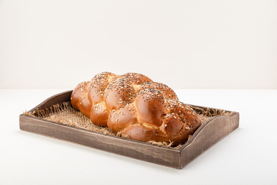 Pain Challah Tresse Sesame (Authentic)