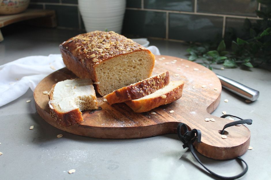 Whole Wheat Oat & Seed Bread