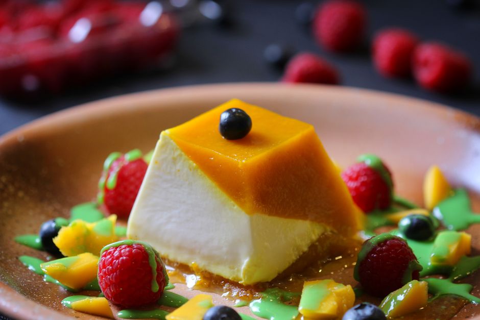 Panna Cotta with Berries