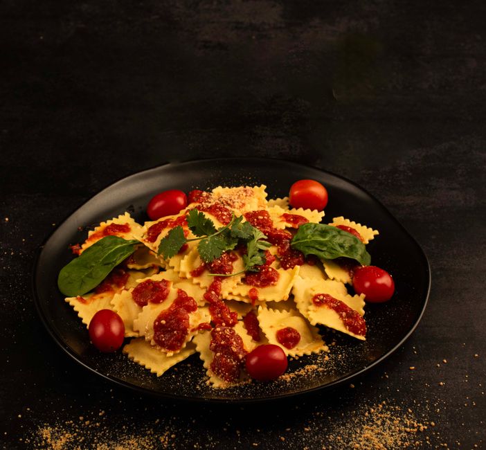 Homemade Ricotta & Spinach Ravioli with Sage Butter