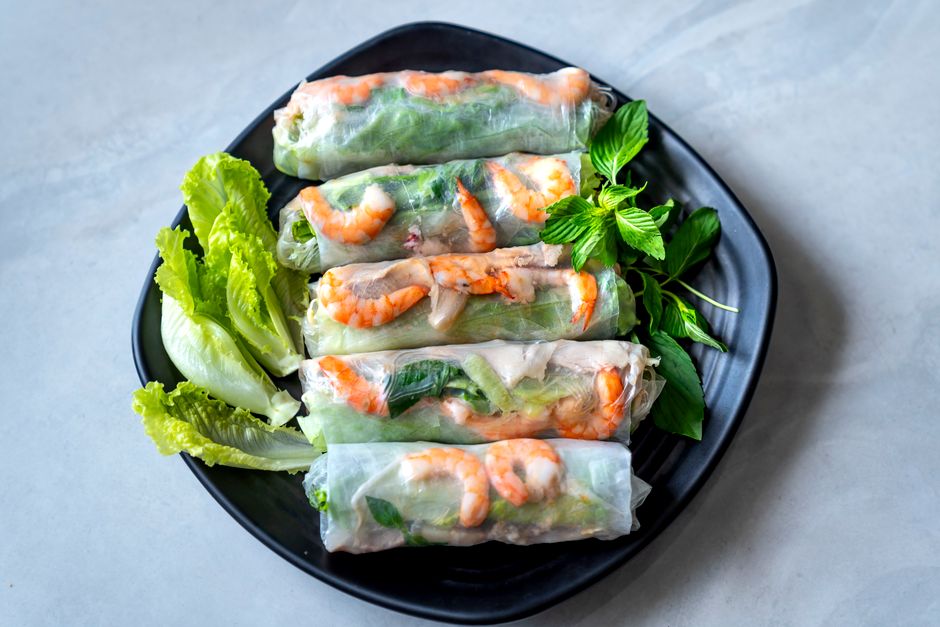 Fresh Vietnamese Spring Rolls (Gỏi Cuốn)