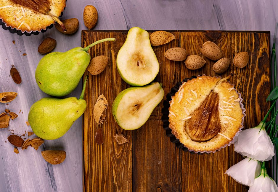 Tarte Bourdaloue Poires Amandes (Authentic)