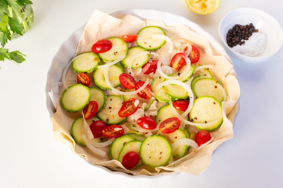 Tarte Fine Courgettes Chevre Miel (Authentic)