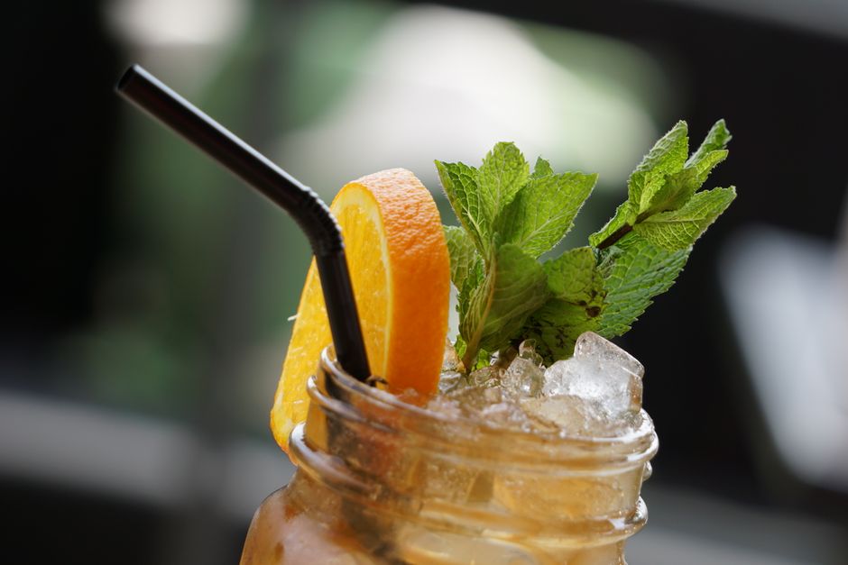 Homemade Fresh Peach Iced Tea